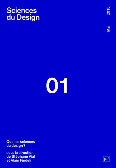 Emprunter Sciences du design N° 1, Mai 2015 : Quelles sciences du design ? livre