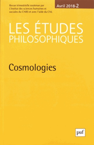 Emprunter Les études philosophiques N° 2, avril 2018 : Cosmologies livre