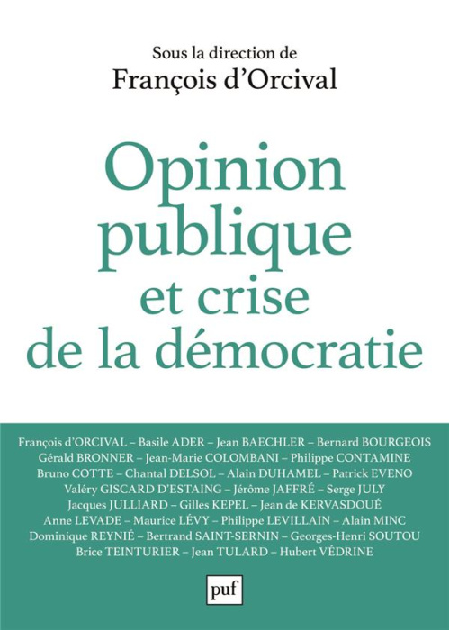 Emprunter Opinion publique et crise de la démocratie livre