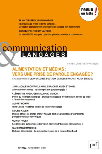 Emprunter Communication et Langages N° 206, 2020 livre