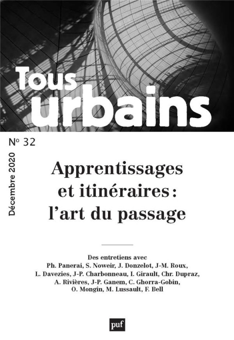 Emprunter Tous urbains N° 32, décembre 2020 : Apprentissage et itinéraires : l'art du passage livre
