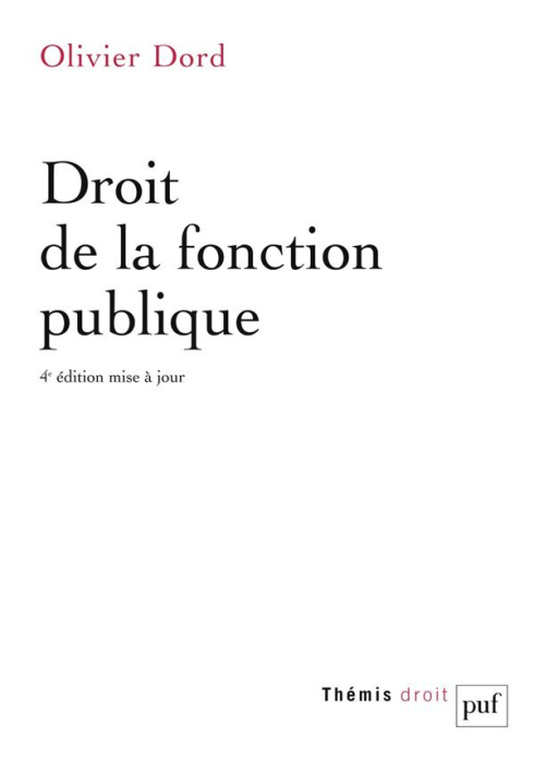 Emprunter Droit de la fonction publique. 4e édition livre