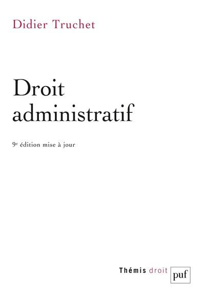 Emprunter Droit administratif. 9e édition revue et augmentée livre