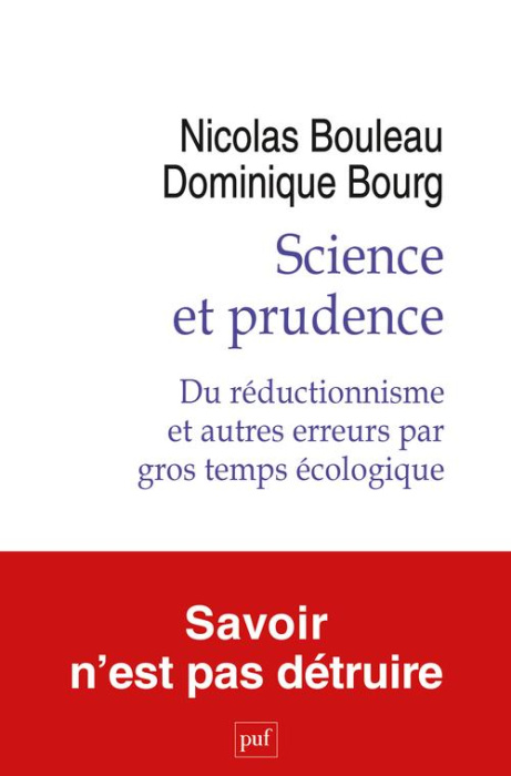 Emprunter Science et prudence. Du réductionnisme et autres erreurs par gros temps écologique livre