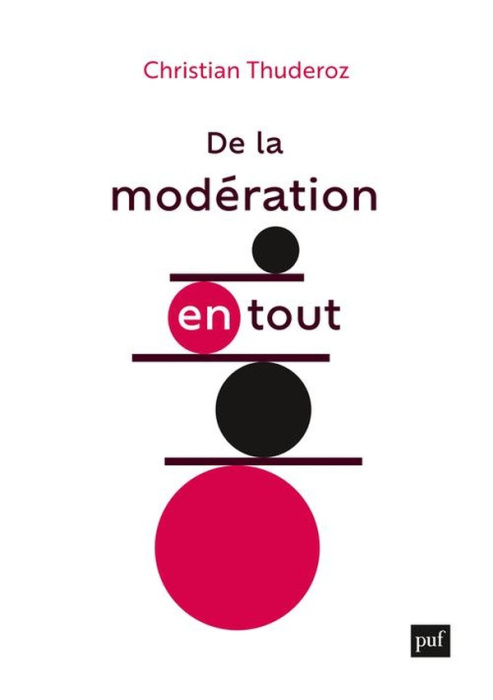 Emprunter De la modération en tout livre