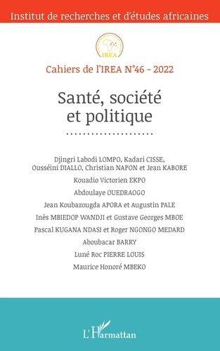 Emprunter Cahiers de l'IREA N° 46/2022 : Santé, société et politique livre