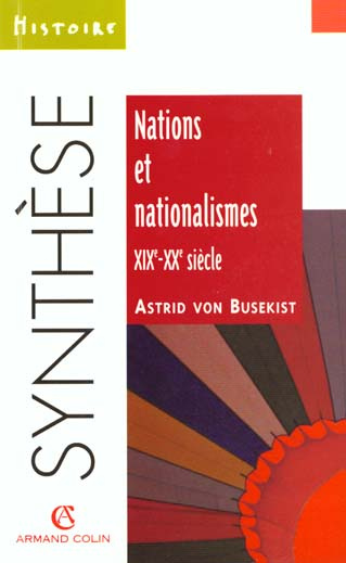 Emprunter NATIONS ET NATIONALISMES XIXE-XXE SIECLE livre