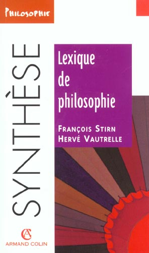 Emprunter LEXIQUE DE PHILOSOPHIE livre