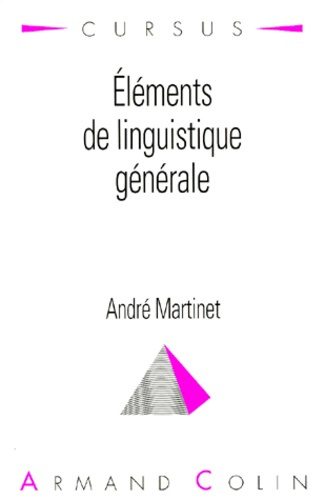 Emprunter ELEMENTS DE LINGUISTIQUE GENERALE livre