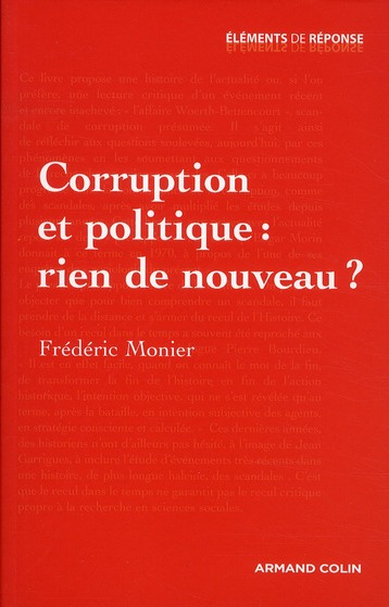 Emprunter Corruption et politique : rien de nouveau ? livre