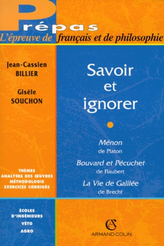 Emprunter SAVOIR ET IGNORER livre