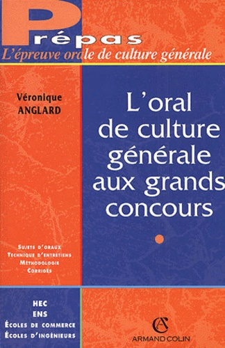 Emprunter L'ORAL DE CULTURE GENERALE AUX GRANDS CONCOURS livre