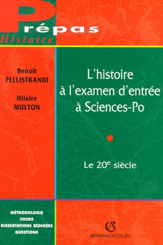 Emprunter L'HISTOIRE A L'EXAMEN D'ENTREE A SCIENCES-PO livre