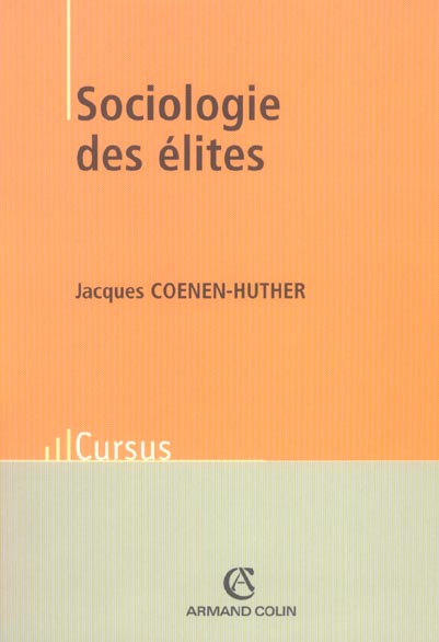 Emprunter Sociologie des élites livre