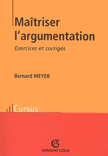 Emprunter MAITRISER L'ARGUMENTATION livre