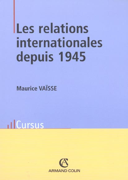 Emprunter LES RELATIONS INTERNATIONALES DEPUIS 1945 livre