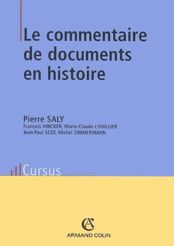 Emprunter LE COMMENTAIRE DE DOCUMENTS EN HISTOIRE livre