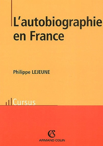 Emprunter L'AUTOBIOGRAPHIE EN FRANCE livre