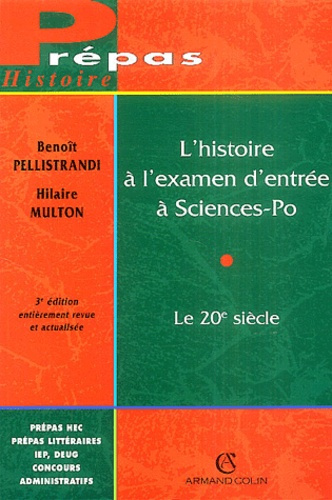 Emprunter L'HISTOIRE A L'EXAMEN D'ENTREE A SCIENCES-PO livre
