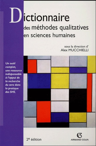 Emprunter DICTIONNAIRE DES METHODES QUALITATIVES EN SCIENCES HUMAINES ET SOCIALES livre