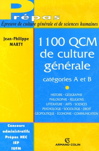 Emprunter 1100 QCM DE CULTURE GENERALE livre