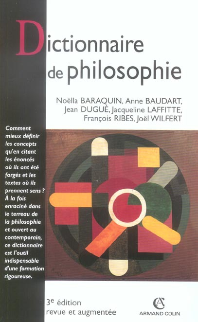 Emprunter DICTIONNAIRE DE PHILOSOPHIE livre