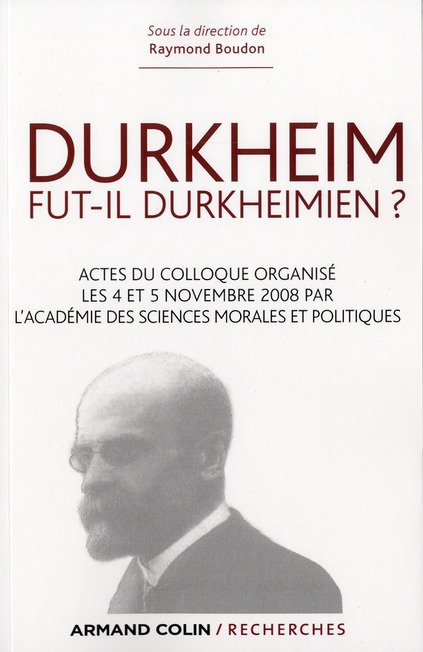 Emprunter Durkheim fut-il durkheimien ? livre