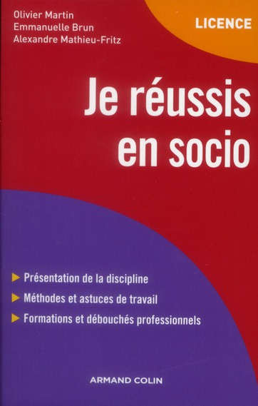 Emprunter Je réussis en socio livre