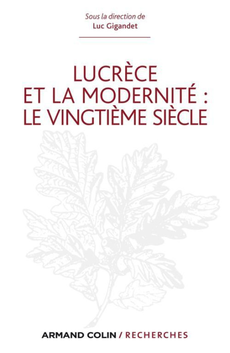 Emprunter Lucrèce et la modernité. Le vingtième siècle livre