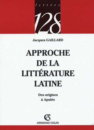 Emprunter APPROCHE DE LA LITTERATURE LATINE livre