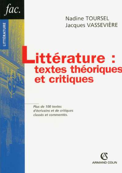 Emprunter LITTERATURE : TEXTES THEORIQUES ET CRITIQUES livre