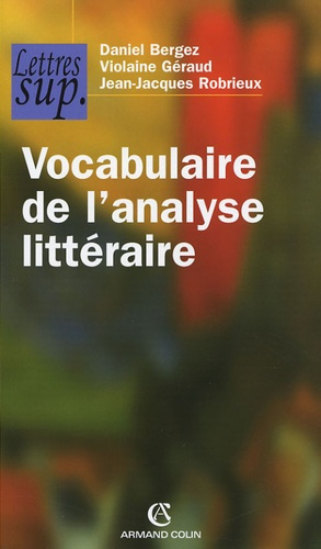 Emprunter VOCABULAIRE DE L'ANALYSE LITTERAIRE livre