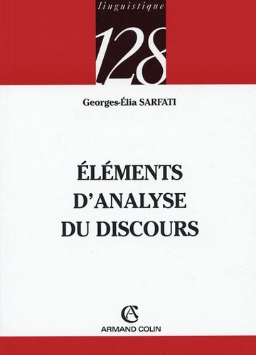 Emprunter ELEMENTS D'ANALYSE DU DISCOURS livre