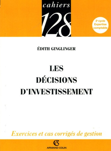 Emprunter LES DECISIONS D'INVESTISSEMENT livre