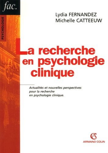 Emprunter LA RECHERHE EN PSYCHOLOGIE CLINIQUE livre