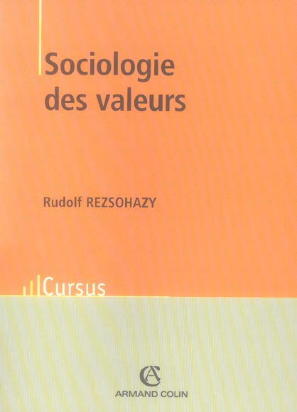 Emprunter Sociologie des valeurs livre