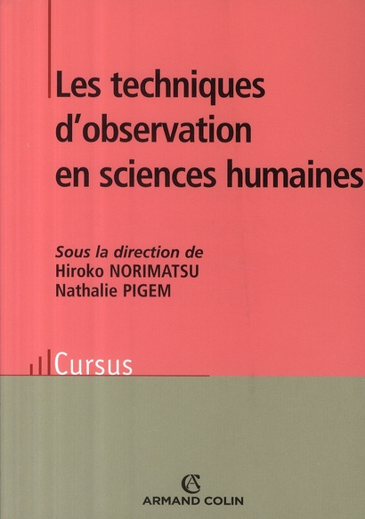 Emprunter Les techniques d'observation en sciences humaines livre