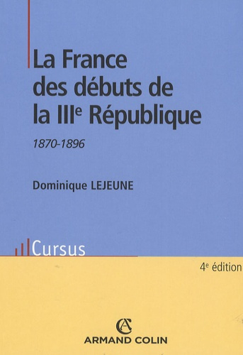 Emprunter LA FRANCE DES DEBUTS DE LA IIIE REPUBLIQUE livre