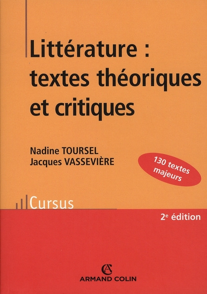 Emprunter LITTERATURE : TEXTES THEORIQUES ET CRITIQUES livre