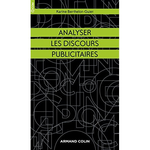 Emprunter Analyser les discours publicitaires livre