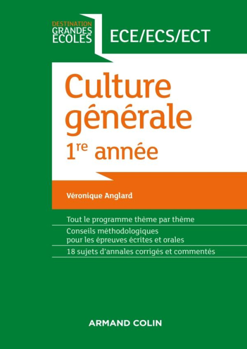 Emprunter Culture générale 1re année livre