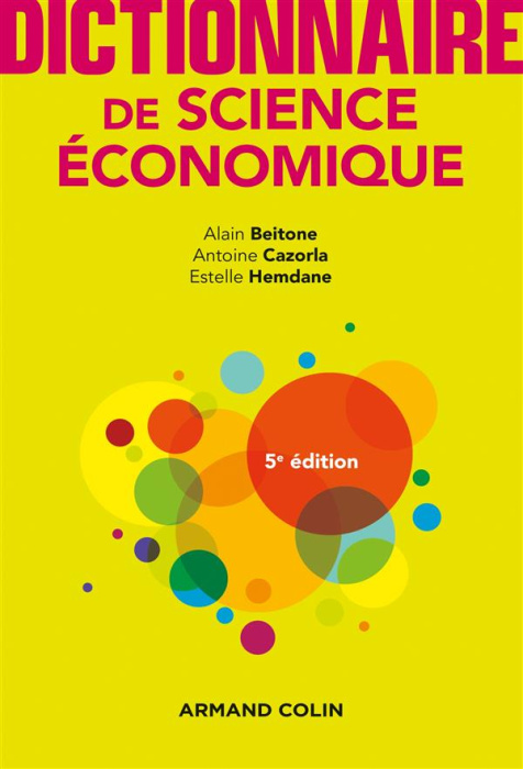Emprunter Dictionnaire de science économique livre