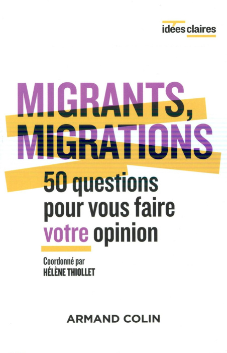 Emprunter Migrants et migrations. 50 questions pour vous faire votre opinion livre