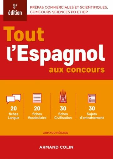 Emprunter Tout l'espagnol aux concours. 5e édition livre