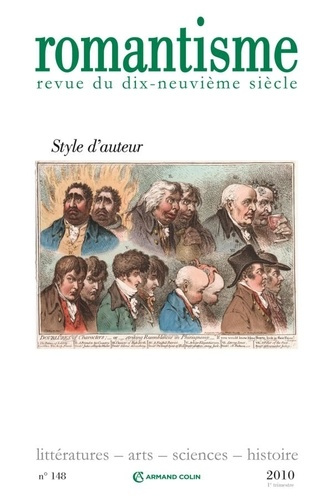 Emprunter Romantisme N° 148, 2e trimestre 2010 : Style d'auteur livre