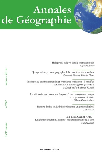 Emprunter Annales de Géographie N° 697, mai-juin 2014 livre