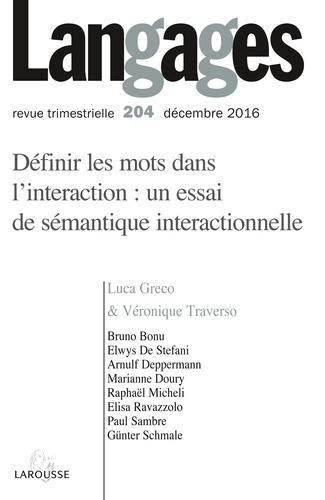 Emprunter Langages N° 204 livre