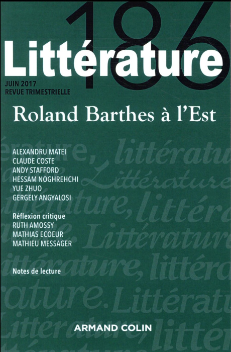 Emprunter Littératures N° 186 2/2017 livre