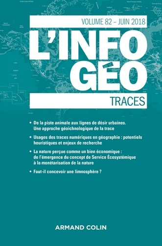 Emprunter L'information géographique N° 82, Juin 2018 : Traces livre