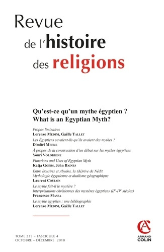 Emprunter Revue de l'histoire des religions N° 4, décembre 2018 livre